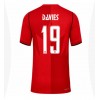 Canada Alphonso Davies #19 Hjemmedrakt Kvinner VM 2026 Kortermet
